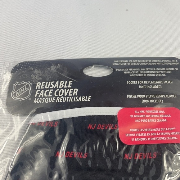 NHL NJ Devils reusable face mask - Picture 4 of 5